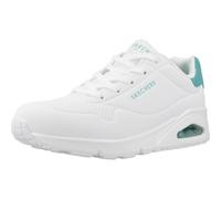 Zapatillas Skechers Uno - Pop Back Mujer Blanco Azul 38