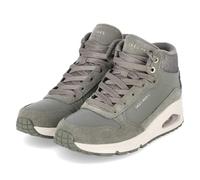 Skechers 177181 OLV Botas de cordones de cuero y sintético para mujer en verde, verde, 42 EU