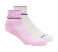 Skechers 2 Pack Mujer's Trail Quarter medias o calcetines? en Lavanda, talla Media