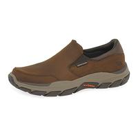 Skechers 204480 CDB, Zapatillas Hombre, Dark Brown Leather W/Synthetic, 45 EU