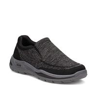 Skechers 204495 BLK, Zapatillas Hombre, Black Knitted Mesh, 41 EU