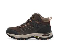 Skechers 204634 Brn, Zapatillas Hombre, Malla de Cuero marrón, 41.5 EU