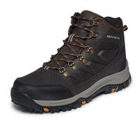 Skechers 204642 Choc ZapatillasHombre | Senderismo, ajuste relajado, espuma viscoelástica refrigerada por aire, repelente al agua, con cordones
