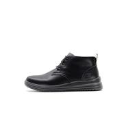 Skechers - 204670 Blk, Zapatillas para Hombre, Cuero Negro, 44 EU