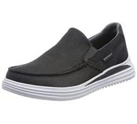 Skechers 204785 Blk, Zapatos Casuales Hombre, Lona Negra, 40 EU