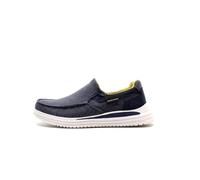 Skechers - 204785 Nvy, Zapatos Casuales Hombre, Marineblaues Segeltuch, synthetisch,