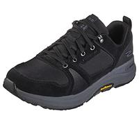 Skechers 216106 BKCC, Zapatillas deportivas, Ante negro/Textil negro/Carbón, 44.5 EU