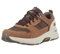 Skechers 216106 BRTN, Zapatillas Hombre, Tan Suede/Brown Textile, 42 EU