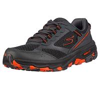 Skechers - 220112 CCOR, Zapatillas, Charcoal Leather/Textile/Orange Trim,
