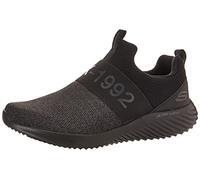 Skechers 232281 BBK, Zapatillas Hombre, Malla Negra de Poliuretano con Ribete Negro, 40 EU