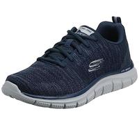 Skechers 232298, Zapatillas Hombre, Navy Knit Gray Trim, 45 EU