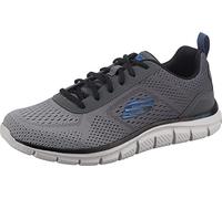 Skechers 232399, Zapatillas Hombre, Malla de Carbón con Ribete Negro, 46 EU