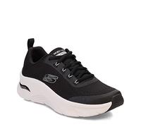 Skechers 232502 BKW, Zapatillas Hombre, Malla sintética Negra, 39 EU