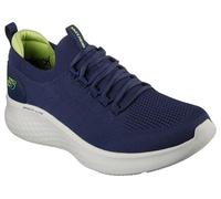 Skechers 232593 Nvlm, Zapatillas Hombre, Ribete Duraleather de Punto Azul Marino, 41 EU