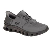 Skechers 232930 CCBK Zapatillas bajas para hombre de tela y sintéticas, color gris, talla 39