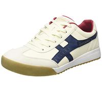 Skechers 237350 Blk, Tenis para Hombre, Piel Blanca, Ribete Rojo y Azul, 43 EU