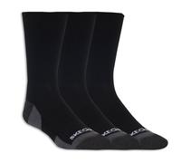 Skechers 3 Pack Half Terry Crew medias o calcetines? en Negro, talla Grande
