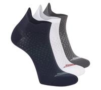 Skechers 3 Pack Hombre's Performance Low Cut Geo medias o calcetines? en Azul/Gris, talla Grande