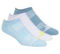 Skechers 3 Pack Mujer's No Show Premium Basic medias o calcetines? en Azul/Turquesa, talla Media