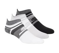 Skechers 3 Pack Mujer's Performance Low Cut Running Heel Tab medias o calcetines? en Blanco/Gris, talla Media