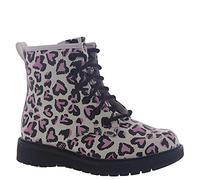 Skechers 302918L WPK, Botas Cortas al Tobillo, White/Pink PU, 28 EU