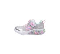 Skechers 303155n Smlt, Zapatillas Niñas, Multi Ribete sintético Plateado, 22 EU