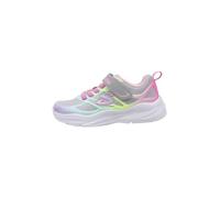 Skechers 303503L GYMT, Zapatillas Mujer, Gray Mesh/Multi Trim, 35 EU