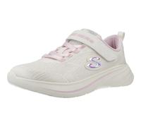 Skechers 303557 Deportivo cordón Rosa Cierre fácil para: Niñas Color: Multicolor/fantasía (Natural Sparkle Talla: 36