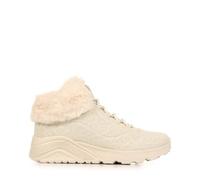 SKECHERS 310362L UNO LITE natural bianco scarpe bambina scarponcino lacci memory foam 36