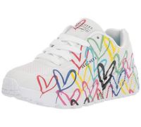 Skechers 314064L WMLT, Zapatillas, White Synthetic/Multi Trim, 38 EU