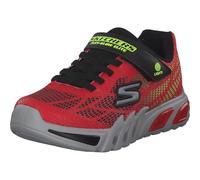 Skechers 400137L RDBK, Zapatillas, Red Synthetic/Black & Yellow Trim, 43 EU