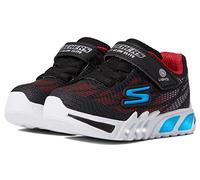 Skechers - 400137N BKRB, Zapatillas, Black Synthetic/Red & Blue Trim,