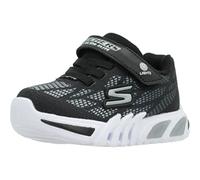 Skechers 400137N BKSL, Zapatillas, Black Synthetic/Silver Trim, 21 EU