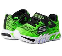 Skechers 400137N LMBK, Zapatillas, Lime Synthetic/Black Trim, 21 EU