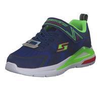 Skechers - 401660L NVLM, Zapatillas, Navy Textile/Lime & Red Trim,