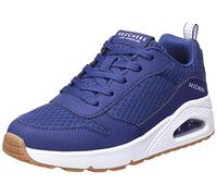 Skechers 403667l Nvy, Zapatillas, Tela sintética Azul Marino con Ribete Blanco, 35 EU