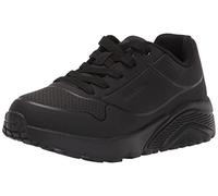 Skechers 403694L BBK Sneaker, Black Synthetic & Trim #L, 38 EU