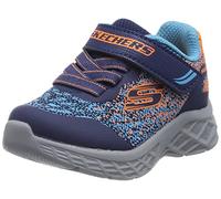 Skechers 403920n Nvbl, Zapatillas Niños, Ribete Naranja Sintético Azul Marino, 21 EU