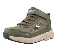 Skechers 406336L Elite Sport Tread Olive Scarpe Bambino alte Mid strappo laccio Elastico Waterproof