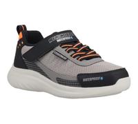 Skechers 406341L Bounder Brown Taupe Scarpe Bambino Waterproof strappo Elastico 35