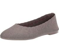 Skechers Cleo-Honeycomb, Bailarinas Mujer, Dark Taupe Flat Knit Dktp, 41 EU