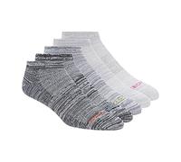 Skechers 5 Pack Low Cut Socks Paquete de 5 Calcetines de Corte bajo, Gris Acero/Gris frío, 42-44.5 EU (Pack de 5) para Mujer
