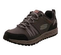 Skechers - 51591 TNCC, Delantales Chef Limpieza DE Delantales KX-868, Tan Leather/Mesh/Charcoal Trim,