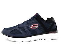 Skechers 58350, Zapatillas de Deporte Hombre, Negro Navy Black, 47.5 EU