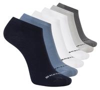 Skechers 6 Pack Hombre's Low Cut Texture Knit medias o calcetines? en Navy, talla Grande