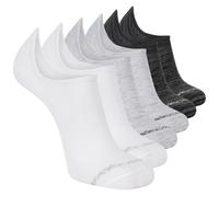 Skechers 6 Pack Hombre's Zapatilla Liner medias o calcetines? en Blanco/Negro, talla Grande