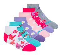Skechers 6 Pack Low Cut Multicolor Print medias o calcetines? , talla Pequeña