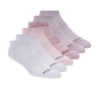 Skechers 6 Pack Low Cut Sport Stripe medias o calcetines? en Rosa, talla Media