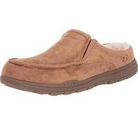 Skechers 66444 Expected X Slipper, Pantuflas Hombre, marrón Oscuro, 45 EU