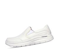 Skechers Flex Advantage Sr Bronwood, Mocasines Hombre, Blanco, 40 EU